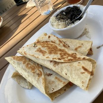 Fish City Grill - Fish tacos made with fried tilapia, comes with tasty Cuban black beans and rice - Seafood Near Me - Allen, Texas Fish City Grill - Fish tacos made with fried tilapia, comes with tasty Cuban black beans and rice - Seafood Near Me - Allen, Texas