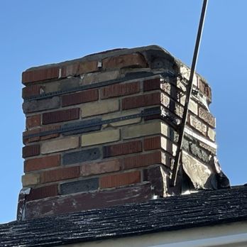 All Chimney Solutions - Before repairs - Fireplace Services Near Me