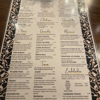 El Dorado - Dinner menu - Salad Near Me - San Antonio, Texas