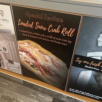 Skipper Jacks - Sign as you walk in to tempt you into a crab roll. - Seafood Near Me - Moncton, New Brunswick Skipper Jacks - Sign as you walk in to tempt you into a crab roll. - Seafood Near Me - Moncton, New Brunswick