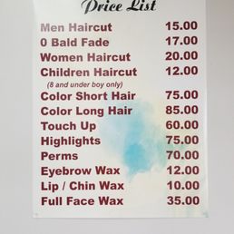 Starting price list for services. Special requests incur additional fees (i.e., layers are +$5). Starting price list for services. Special requests incur additional fees (i.e., layers are +$5).