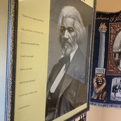 Tubman African American Museum - Frederick Douglass display room. Excellently done and presented.