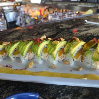 RA Steak & Sushi - Side view Crazy Monkey roll - Japanese Near Me - Scottsdale, Arizona
