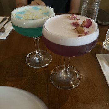 Soothr - Kan-hah (All About Amethyst) in the front, Fah-Kram (Aqua Marine) in the back - Thai Near Me - New York, New York