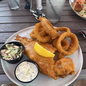 Blu On The Water - Fish and chips - American Near Me - East Greenwich, Rhode Island Blu On The Water - Fish and chips - American Near Me - East Greenwich, Rhode Island