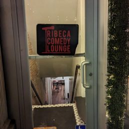 the entrance to tribeca comedy lounge the entrance to tribeca comedy lounge