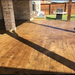 North Texas Concrete Solutions - Stamped patio