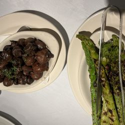 The Republic Steakhouse - Mushrooms and asparagus