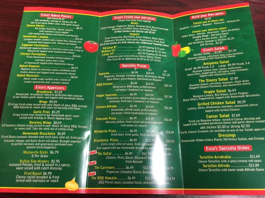 Menu photo 8 Enzos Pizza Riverside, CA