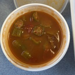 Okra soup