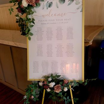 The Barn - Seating chart as you enter from patio and step down in reception are on your right - Restaurants Near Me - Hollister, California