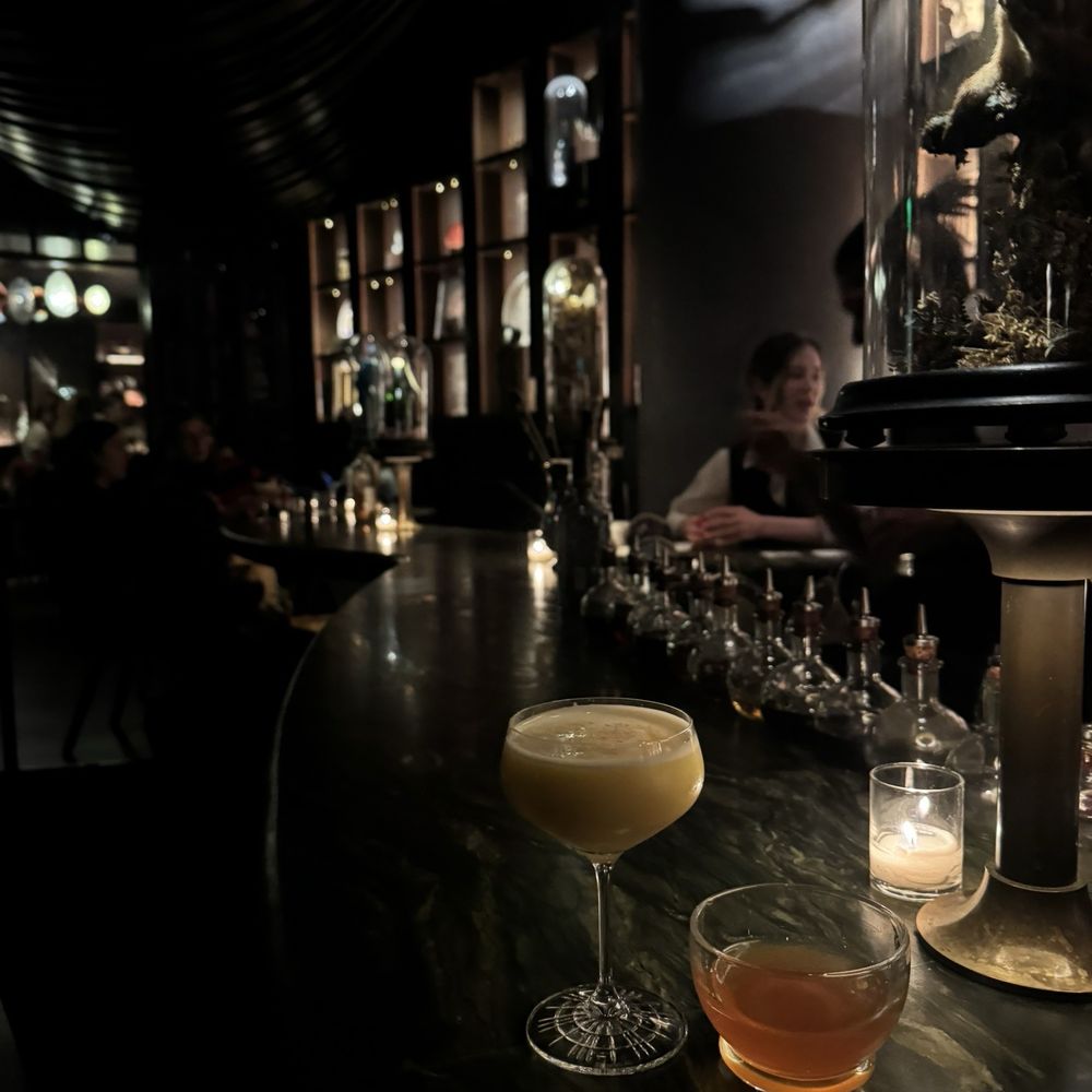 Deep Dive - Drinks: El Boho (left) and Japanese Breakfast (right) - Speakeasies Near Me - Seattle, Washington Deep Dive - Drinks: El Boho (left) and Japanese Breakfast (right) - Speakeasies Near Me - Seattle, Washington