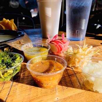 NuvoTaco - Have I mentioned their vast amounts and variety of condiments? - Mexican Near Me - Durham, North Carolina NuvoTaco - Have I mentioned their vast amounts and variety of condiments? - Mexican Near Me - Durham, North Carolina
