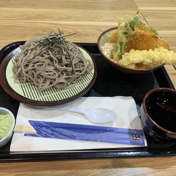 Matsui - Mini tempura don set in cold soba combo. - Japanese Curry Near Me - Plano, Texas Matsui - Mini tempura don set in cold soba combo. - Japanese Curry Near Me - Plano, Texas