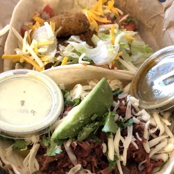 Torchy's Tacos - Deep fried avocado and brisket taco. Good... Not great. - Tacos Near Me - Austin, Texas Torchy's Tacos - Deep fried avocado and brisket taco. Good... Not great. - Tacos Near Me - Austin, Texas