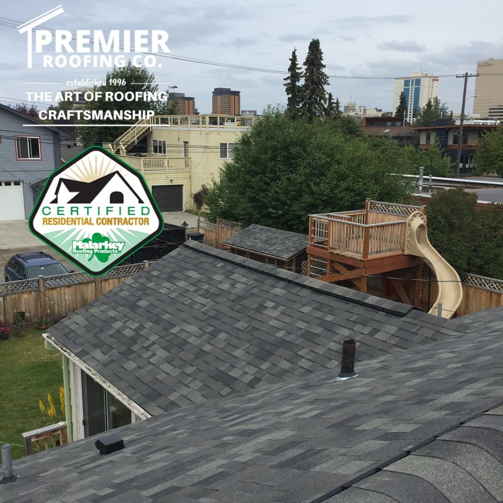 Slide of Premier Roofing
