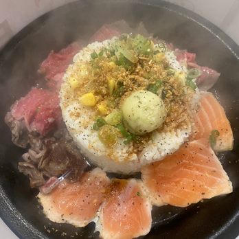 Tao‘s Fresh - Beef and Salmon Rice w/ butter - Asian Fusion Near Me - Newark, California Tao‘s Fresh - Beef and Salmon Rice w/ butter - Asian Fusion Near Me - Newark, California