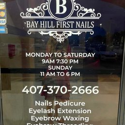 Exterior outside entrance of Bay Hill First Nail - Entrance - Orlando, Florida Exterior outside entrance of Bay Hill First Nail - Entrance - Orlando, Florida