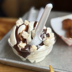 Spelunker's Burgers & Frozen Custard - Custard Of The Day- Nutella & Cookie  Dough