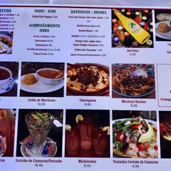 Noah Noah Seafood - One side of the menu