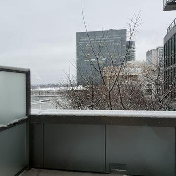 Liberty Harbor East - Snowy balcony - Apartments Near Me - Baltimore, Maryland Liberty Harbor East - Snowy balcony - Apartments Near Me - Baltimore, Maryland