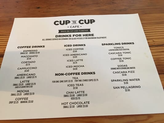 Menu photo 8 Cup to Cup Cafe Savannah, GA