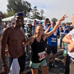 Crushing it at the Will Rogers 10k