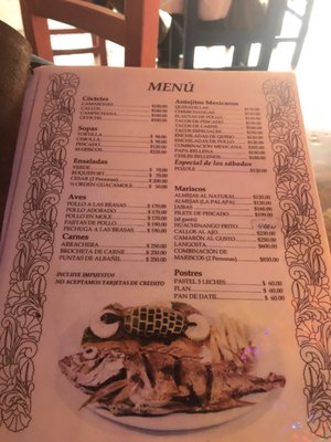 Menu photo 1 La Palapa Loreto, BCS Menu photo 1 La Palapa Loreto, BCS