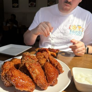 Swan's Korean Fried Chicken - Sweet & Extra Spicy 12 piece wings - Chicken Wings Near Me - Burlington, Washington Swan's Korean Fried Chicken - Sweet & Extra Spicy 12 piece wings - Chicken Wings Near Me - Burlington, Washington