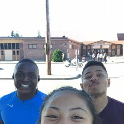 Mcveigh Sports & Fitness Center - McVeigh Gym in the background! Just finished an epic arm day workout with these guys