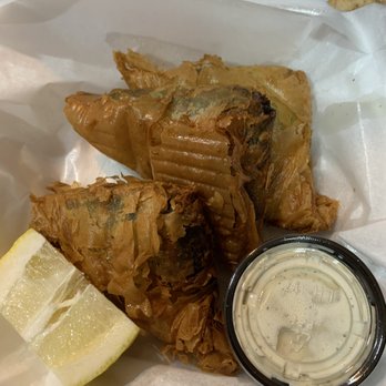 NK Gyros - We loved how crunchy these spanakopita were and the side of lemon made for a nice addition to the already awesome flavor. - Greek Near Me - Tempe, Arizona