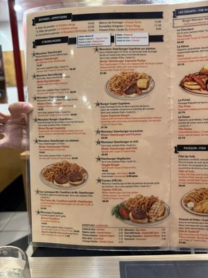 Mister Steer - Dejeuner - Burgers Poutine Steak - Dessert - Delivery/Livraison by null