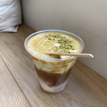 Goodthing Coffee - Pistachio Einspanner - Coffee & Tea Near Me - Burlingame, California Goodthing Coffee - Pistachio Einspanner - Coffee & Tea Near Me - Burlingame, California