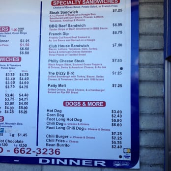 Dizzy D's - Menu - American Near Me - Wenatchee, Washington