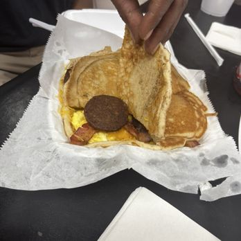 Crazy Brothers - Moyo Pancake Sandwich - Breakfast & Brunch Near Me - Dallas, Texas Crazy Brothers - Moyo Pancake Sandwich - Breakfast & Brunch Near Me - Dallas, Texas
