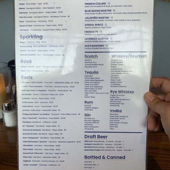 Tavern - Menu - New American Near Me - Fort Worth, Texas