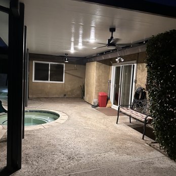 Sunstate Home Improvements - Recessed lights and 2 fans - Patio Coverings Near Me - Riverside, California Sunstate Home Improvements - Recessed lights and 2 fans - Patio Coverings Near Me - Riverside, California