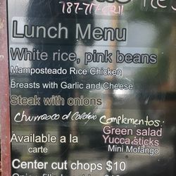 El Barrilito - Google translate menu