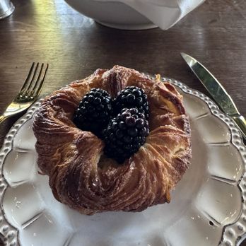 Lutie’s - Seasonal pastry - blackberries with cream cheese filling - Modern European Near Me - Austin, Texas Lutie’s - Seasonal pastry - blackberries with cream cheese filling - Modern European Near Me - Austin, Texas