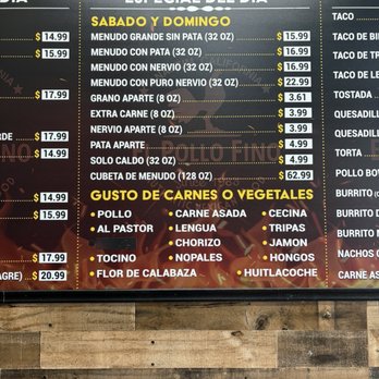 El Pollo Fino - Menu board - Mexican Near Me - Anaheim, California El Pollo Fino - Menu board - Mexican Near Me - Anaheim, California