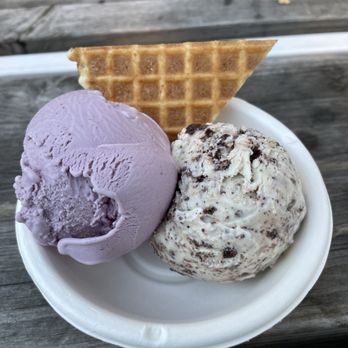 Jeni's Splendid Ice Creams - Wildberry lavender, Cookies in Cream, Buttercrisp Waffle Wedge - Ice Cream & Frozen Yogurt Near Me - Pittsburgh, Pennsylvania