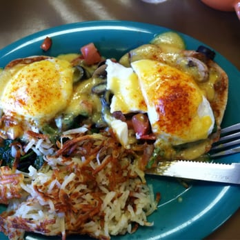 Kountry Style Kitchen Restaurant - Veggie Benedict w/hash browns full order $12.75. Half order $9. - Breakfast & Brunch Near Me - Ewa Beach, Hawaii