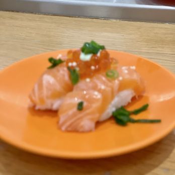 sushigami - Salmon Inari Nigiri - Sushi Bars Near Me - Sunrise, Florida