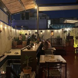 El Destilado - Patio on the rooftop