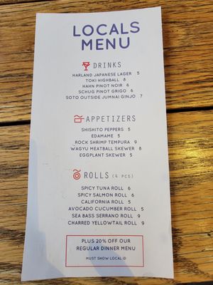 Menu photo 1 Lumi San Diego, CA