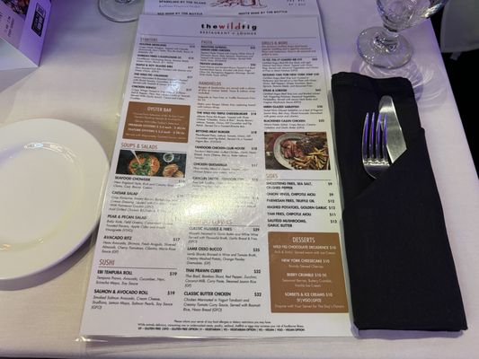 Menu photo 4 The Wild Fig Restaurant Coquitlam, BC Menu photo 4 The Wild Fig Restaurant Coquitlam, BC