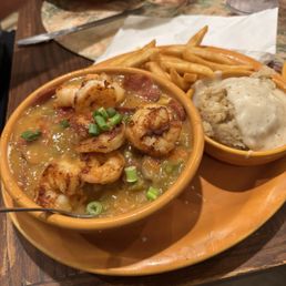 Shrimp and grits.