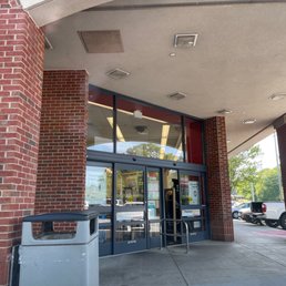the entrance to the store