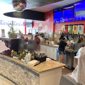 Kung Fu Tea - Inside the shop where the drinks are made. - Bubble Tea Near Me - Novi, Michigan