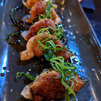 Gretel - Pork Gyoza - garlic, scallion, soy - Cocktail Bars Near Me - Chicago, Illinois